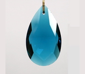 Crystal Pear-Shaped Pendants