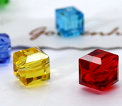 Crystal Cubes Beads